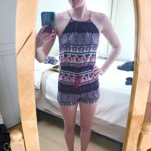 Patterned Romper